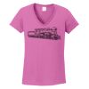 Ladies Heavy Cotton™ 100% Cotton V-Neck T-Shirt Thumbnail