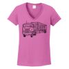 Ladies Heavy Cotton™ 100% Cotton V-Neck T-Shirt Thumbnail