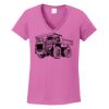 Ladies Heavy Cotton™ 100% Cotton V-Neck T-Shirt Thumbnail