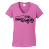 Ladies Heavy Cotton™ 100% Cotton V-Neck T-Shirt Thumbnail