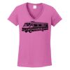 Ladies Heavy Cotton™ 100% Cotton V-Neck T-Shirt Thumbnail