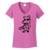 Ladies Heavy Cotton™ 100% Cotton V-Neck T-Shirt Thumbnail