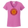 Ladies Heavy Cotton™ 100% Cotton V-Neck T-Shirt Thumbnail