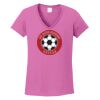 Ladies Heavy Cotton™ 100% Cotton V-Neck T-Shirt Thumbnail