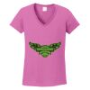 Ladies Heavy Cotton™ 100% Cotton V-Neck T-Shirt Thumbnail