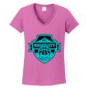 Ladies Heavy Cotton™ 100% Cotton V-Neck T-Shirt Thumbnail