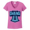 Ladies Heavy Cotton™ 100% Cotton V-Neck T-Shirt Thumbnail