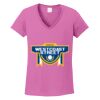 Ladies Heavy Cotton™ 100% Cotton V-Neck T-Shirt Thumbnail