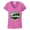 Ladies Heavy Cotton™ 100% Cotton V-Neck T-Shirt Thumbnail