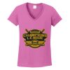 Ladies Heavy Cotton™ 100% Cotton V-Neck T-Shirt Thumbnail