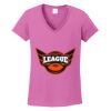 Ladies Heavy Cotton™ 100% Cotton V-Neck T-Shirt Thumbnail