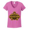 Ladies Heavy Cotton™ 100% Cotton V-Neck T-Shirt Thumbnail