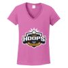Ladies Heavy Cotton™ 100% Cotton V-Neck T-Shirt Thumbnail
