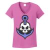 Ladies Heavy Cotton™ 100% Cotton V-Neck T-Shirt Thumbnail
