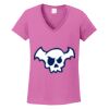 Ladies Heavy Cotton™ 100% Cotton V-Neck T-Shirt Thumbnail