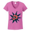 Ladies Heavy Cotton™ 100% Cotton V-Neck T-Shirt Thumbnail