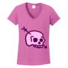 Ladies Heavy Cotton™ 100% Cotton V-Neck T-Shirt Thumbnail