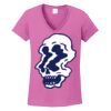 Ladies Heavy Cotton™ 100% Cotton V-Neck T-Shirt Thumbnail