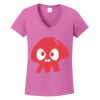 Ladies Heavy Cotton™ 100% Cotton V-Neck T-Shirt Thumbnail