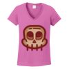Ladies Heavy Cotton™ 100% Cotton V-Neck T-Shirt Thumbnail