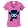 Ladies Heavy Cotton™ 100% Cotton V-Neck T-Shirt Thumbnail