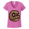 Ladies Heavy Cotton™ 100% Cotton V-Neck T-Shirt Thumbnail