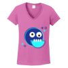 Ladies Heavy Cotton™ 100% Cotton V-Neck T-Shirt Thumbnail