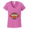 Ladies Heavy Cotton™ 100% Cotton V-Neck T-Shirt Thumbnail