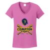 Ladies Heavy Cotton™ 100% Cotton V-Neck T-Shirt Thumbnail