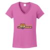 Ladies Heavy Cotton™ 100% Cotton V-Neck T-Shirt Thumbnail