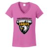 Ladies Heavy Cotton™ 100% Cotton V-Neck T-Shirt Thumbnail