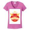 Ladies Heavy Cotton™ 100% Cotton V-Neck T-Shirt Thumbnail