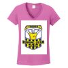 Ladies Heavy Cotton™ 100% Cotton V-Neck T-Shirt Thumbnail