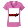 Ladies Heavy Cotton™ 100% Cotton V-Neck T-Shirt Thumbnail
