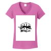 Ladies Heavy Cotton™ 100% Cotton V-Neck T-Shirt Thumbnail