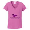 Ladies Heavy Cotton™ 100% Cotton V-Neck T-Shirt Thumbnail