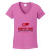 Ladies Heavy Cotton™ 100% Cotton V-Neck T-Shirt Thumbnail