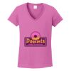 Ladies Heavy Cotton™ 100% Cotton V-Neck T-Shirt Thumbnail