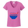 Ladies Heavy Cotton™ 100% Cotton V-Neck T-Shirt Thumbnail