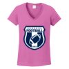 Ladies Heavy Cotton™ 100% Cotton V-Neck T-Shirt Thumbnail