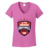 Ladies Heavy Cotton™ 100% Cotton V-Neck T-Shirt Thumbnail