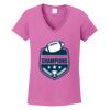Ladies Heavy Cotton™ 100% Cotton V-Neck T-Shirt Thumbnail