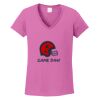 Ladies Heavy Cotton™ 100% Cotton V-Neck T-Shirt Thumbnail