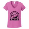 Ladies Heavy Cotton™ 100% Cotton V-Neck T-Shirt Thumbnail