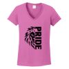 Ladies Heavy Cotton™ 100% Cotton V-Neck T-Shirt Thumbnail