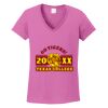 Ladies Heavy Cotton™ 100% Cotton V-Neck T-Shirt Thumbnail