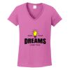 Ladies Heavy Cotton™ 100% Cotton V-Neck T-Shirt Thumbnail