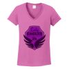 Ladies Heavy Cotton™ 100% Cotton V-Neck T-Shirt Thumbnail