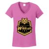 Ladies Heavy Cotton™ 100% Cotton V-Neck T-Shirt Thumbnail
