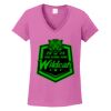 Ladies Heavy Cotton™ 100% Cotton V-Neck T-Shirt Thumbnail